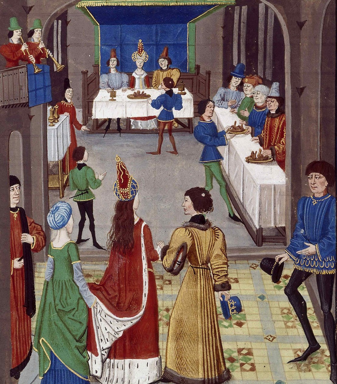 Małżeństwo. Od: Renaud de Montauban, ok. 1465. autorstwa David Aubert