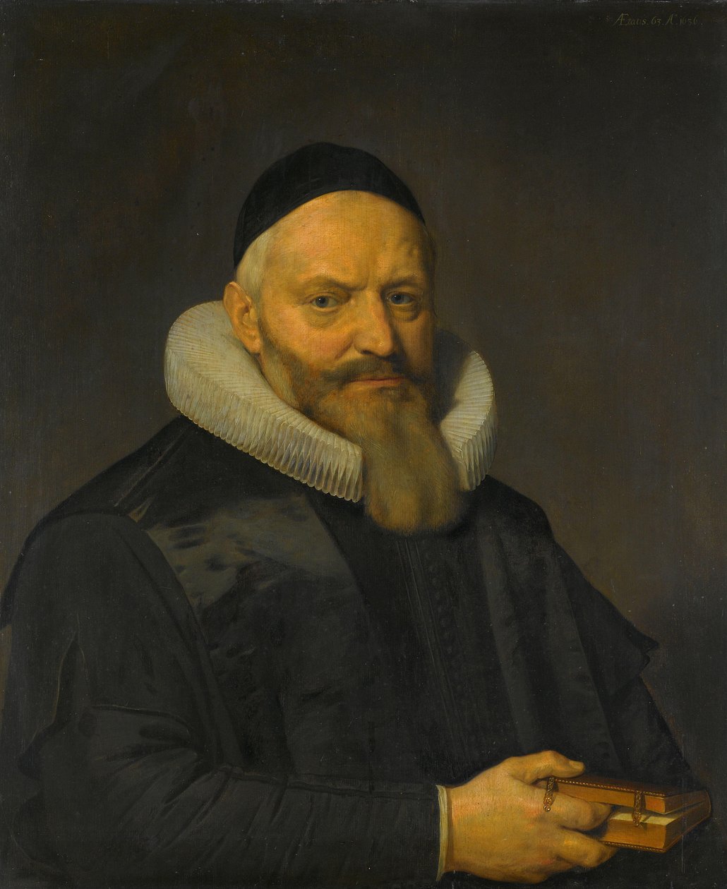 Portret Antoniego de Wale (1573-1639). Profesor teologii na Uniwersytecie w Leiden autorstwa David Bailly