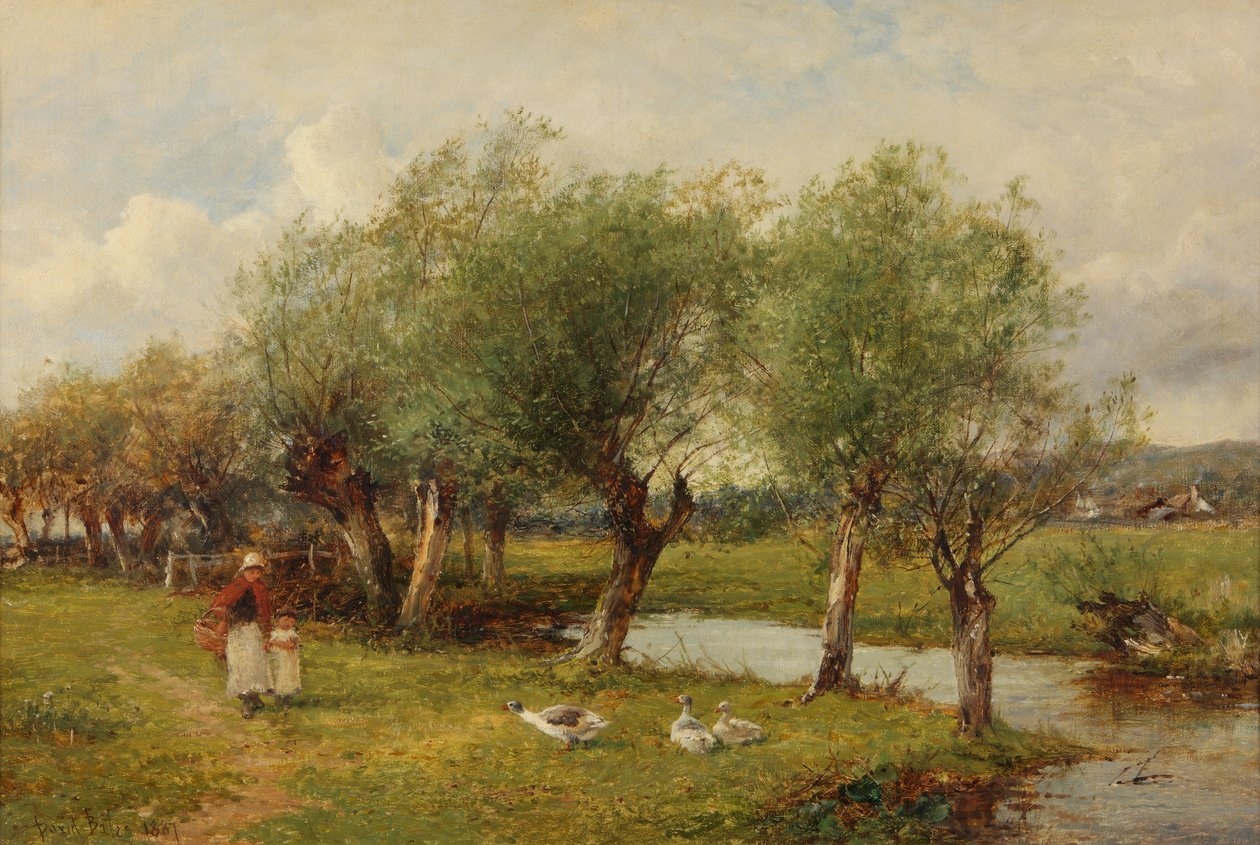 Karmienie gęsi autorstwa David Bates