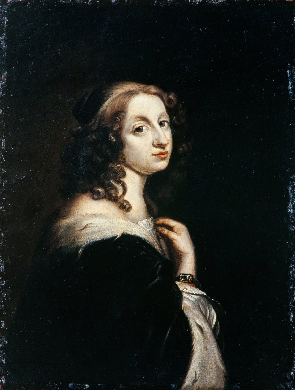 Portret królowej Szwedki Krystyny 1626-1689, ok. 1930 r. 1650 autorstwa David Beck