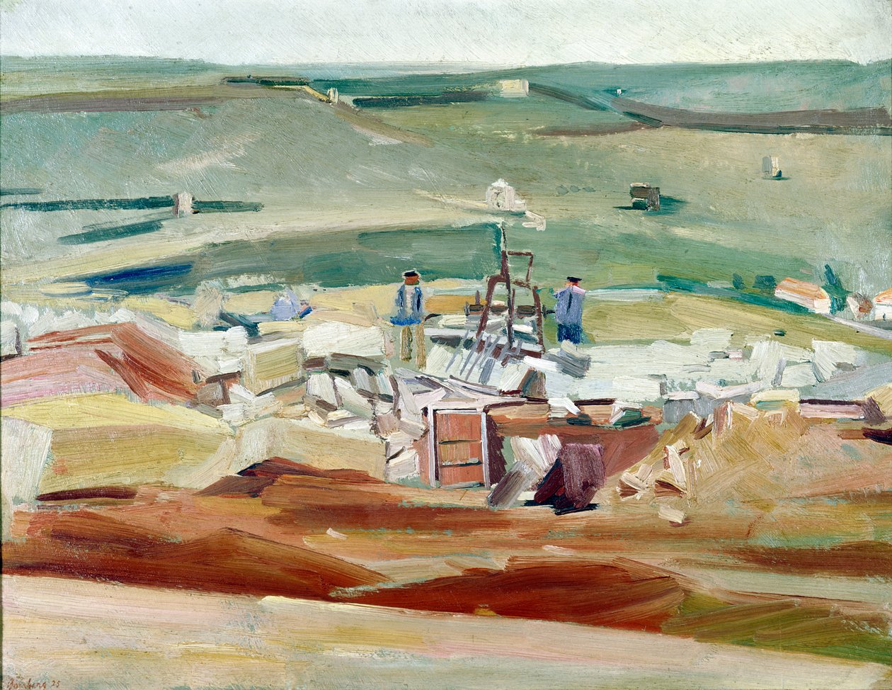 „Ludzie z kamieniołomu”, 1925. autorstwa David Bomberg