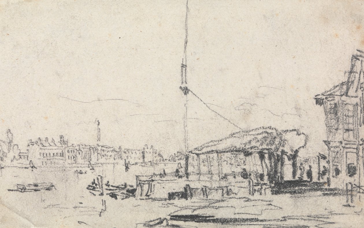 Widok na Skaldę autorstwa David Cox