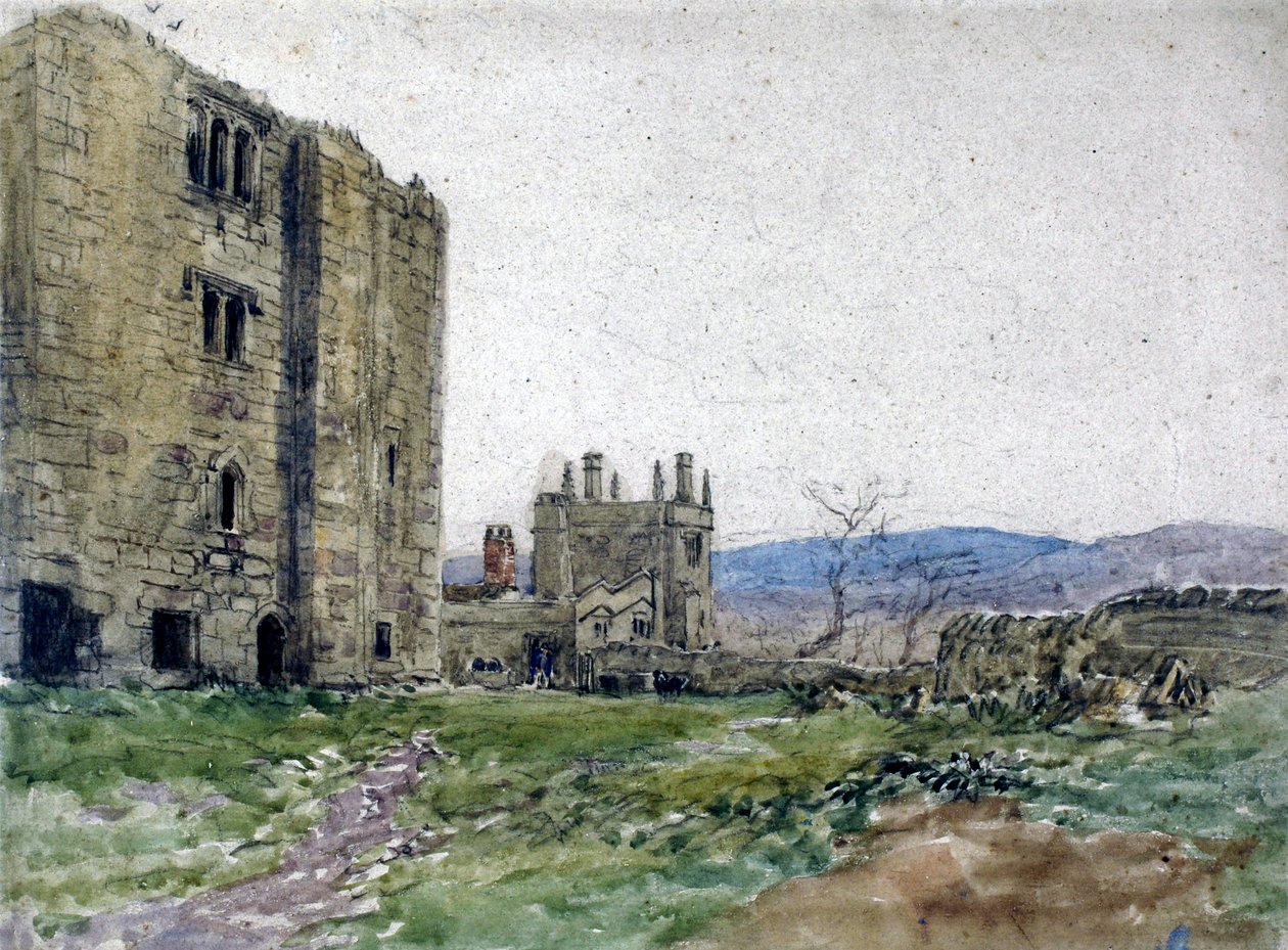 Barden Tower, Yorkshire autorstwa David Cox