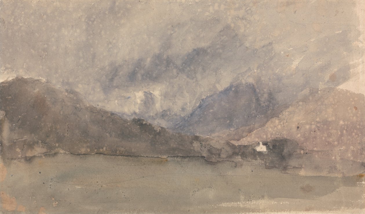 Capel Curig, Caernarvonshire, Walia autorstwa David Cox