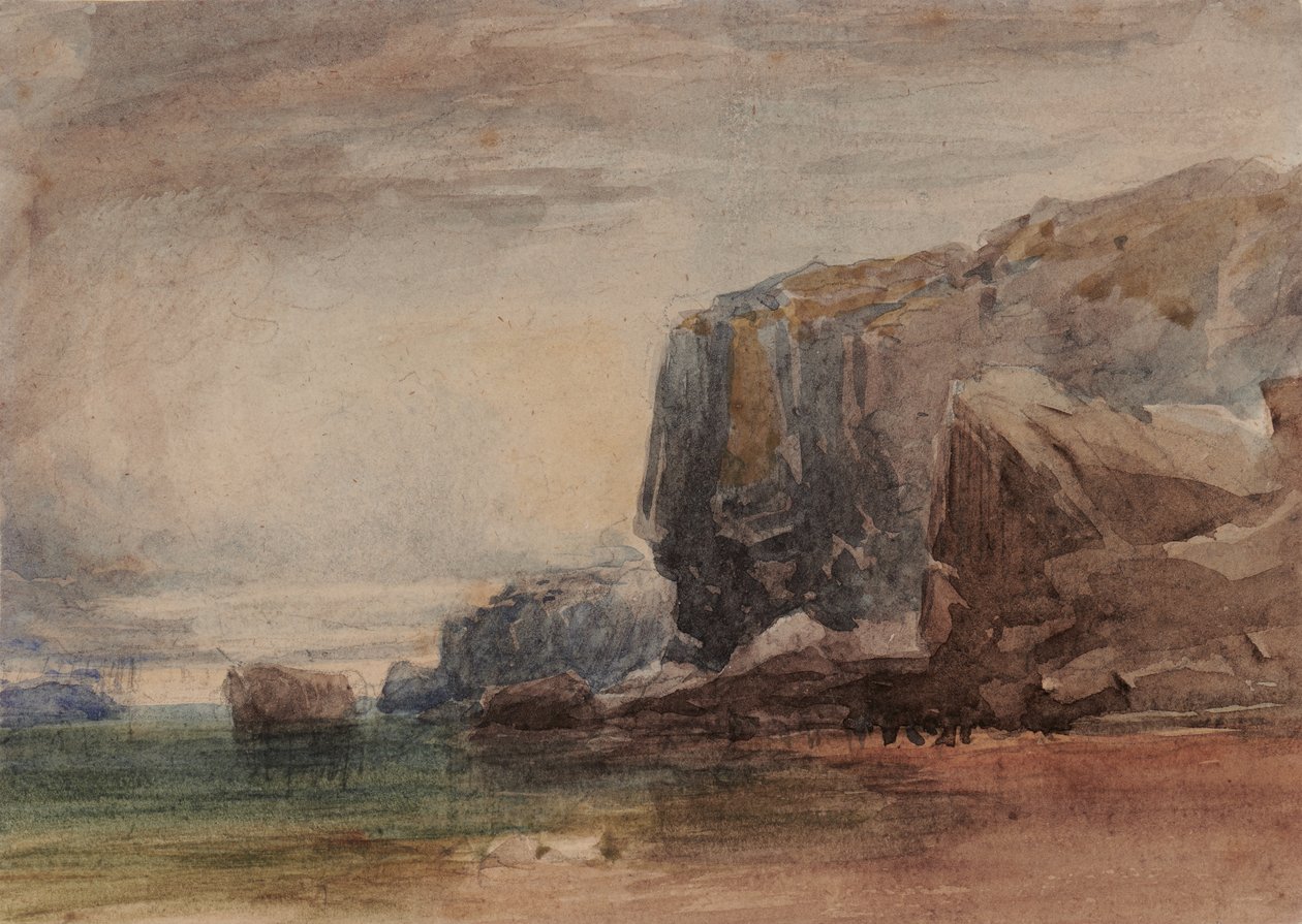 Scena przybrzeżna (nr 1 tymczasowy) autorstwa David Cox