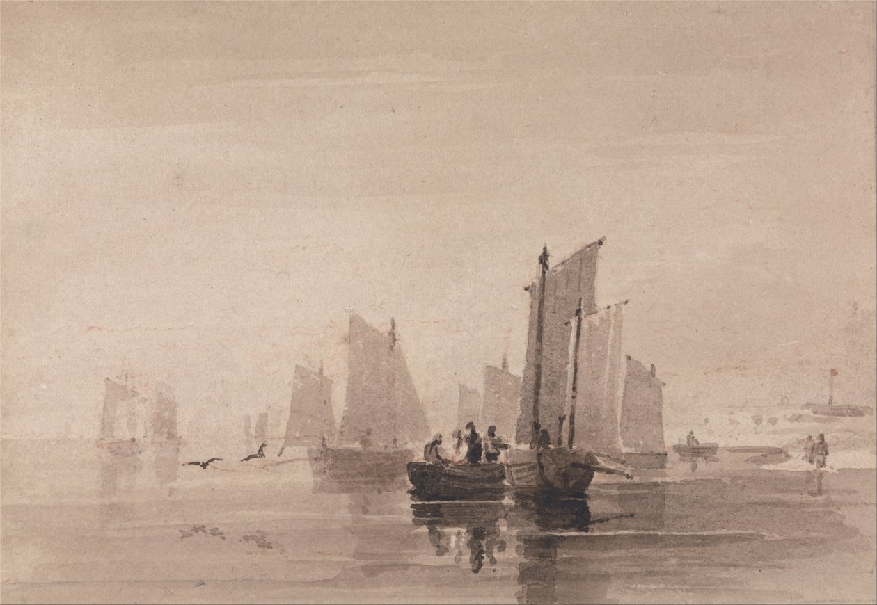 Wędkarstwo u wybrzeży Hastings autorstwa David Cox
