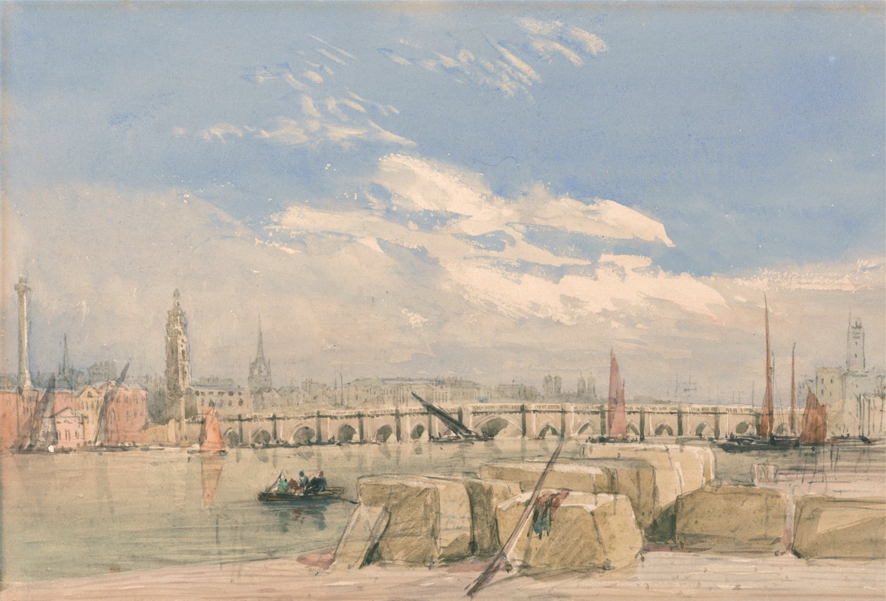 most Londyński autorstwa David Cox