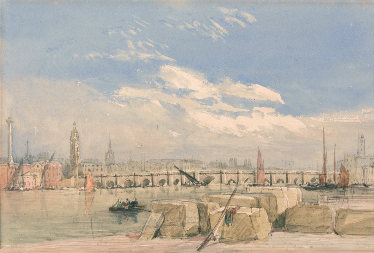 London Bridge autorstwa David Cox
