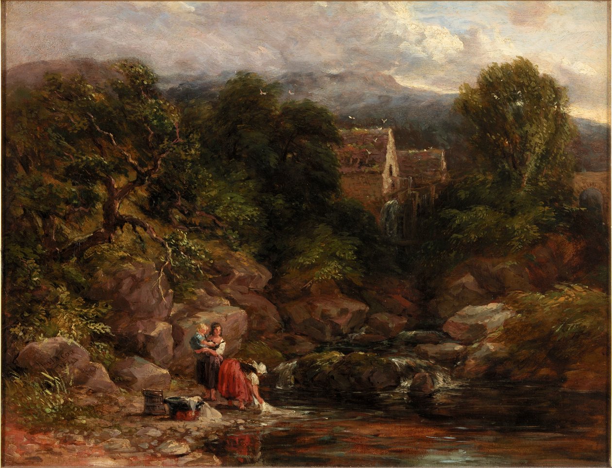 Pandy Mill autorstwa David Cox