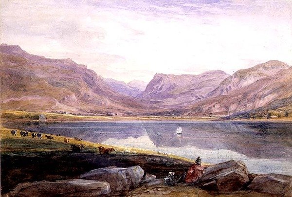 Tal-y-llyn, Północna Walia autorstwa David Cox