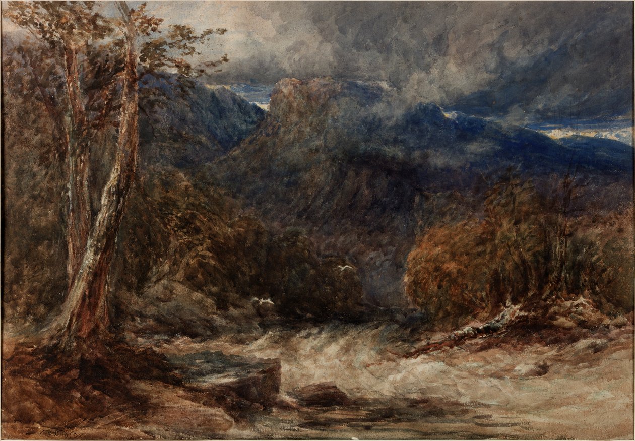 Spotkanie wód autorstwa David Cox