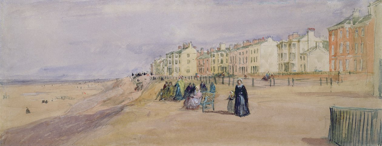 Wybrzeże w Blackpool autorstwa David Cox