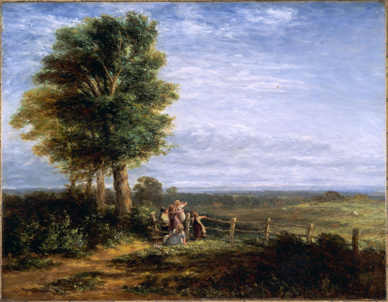 Skowronek, 1849 autorstwa David Cox