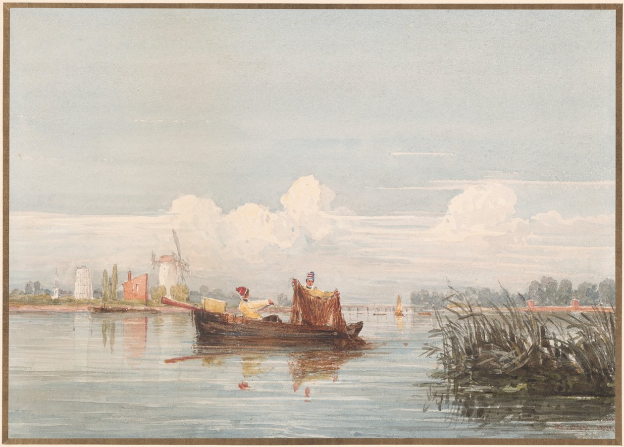 Tamiza w Battersea autorstwa David Cox