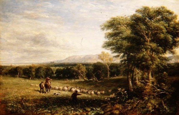 The Vale of Clwyd autorstwa David Cox