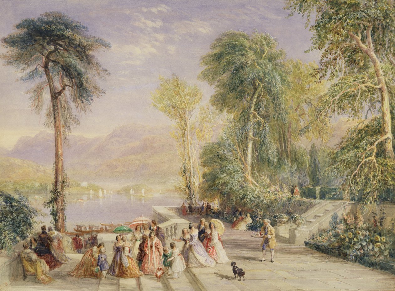Windermere podczas regat autorstwa David Cox