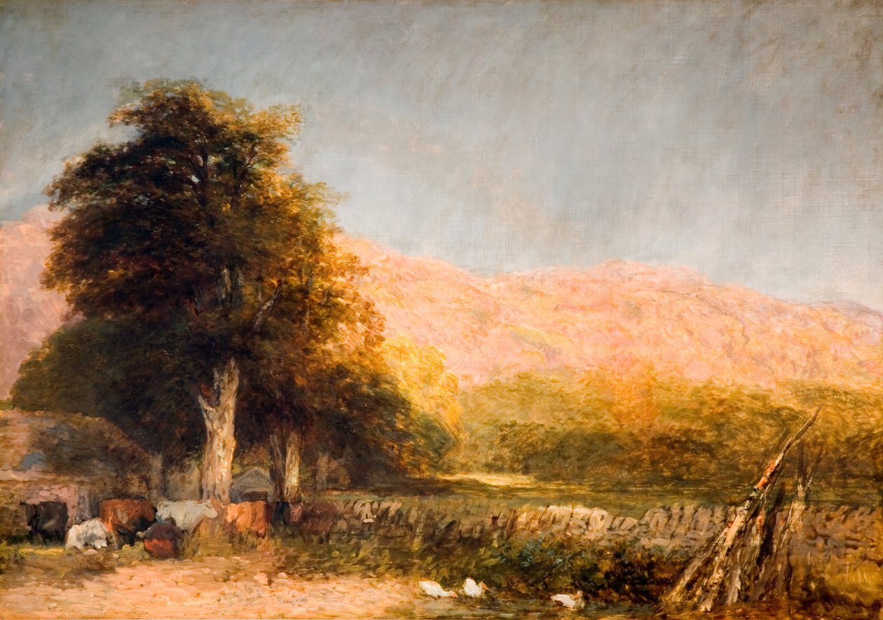 Farma w Bettws-y-Coed, 1856. autorstwa David Cox the elder