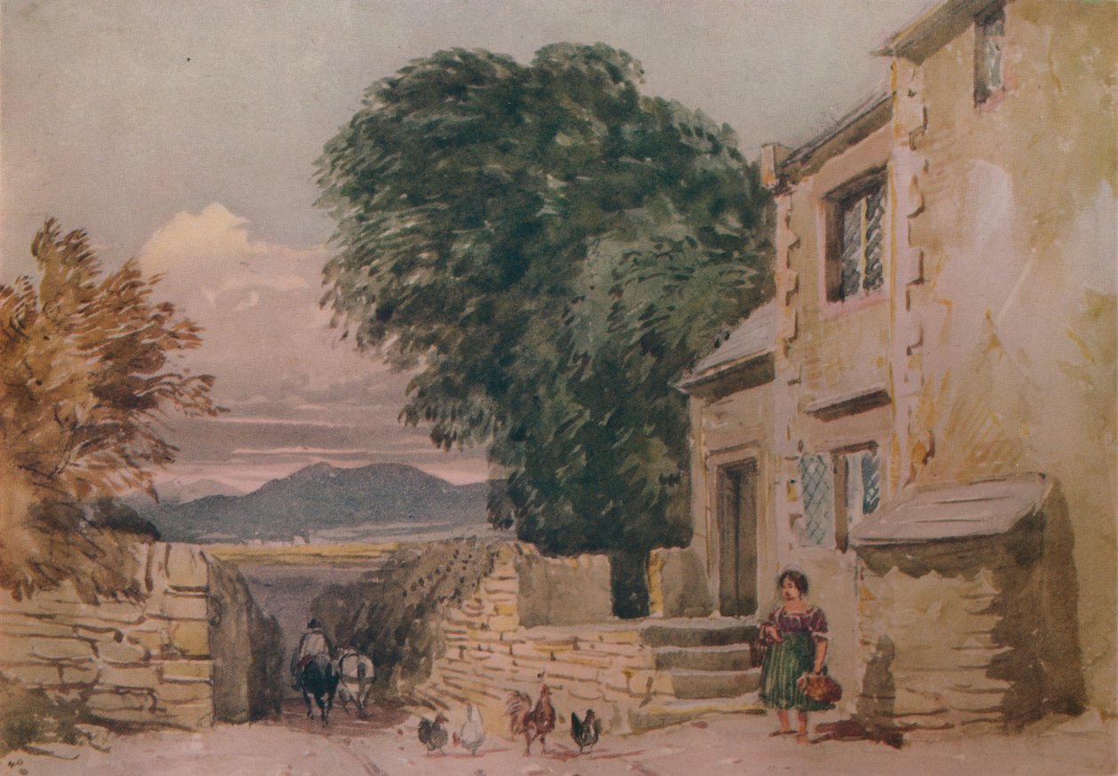 Domek Black Jacks, Bettws-y-Coed, c1846 autorstwa David Cox the elder