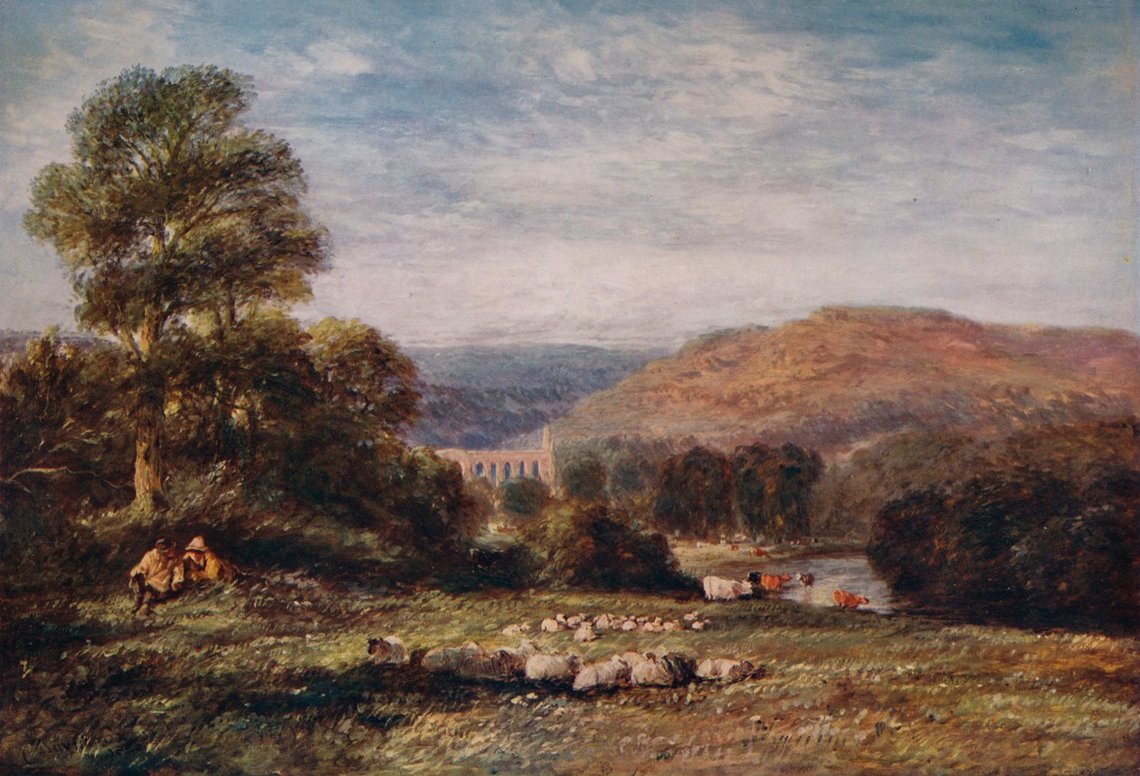 Opactwo Bolton, 1850 autorstwa David Cox the elder