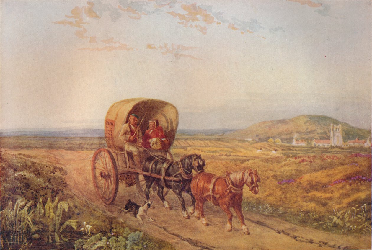 Przeprawa przez Wrzosowisko, 1924 autorstwa David Cox the elder