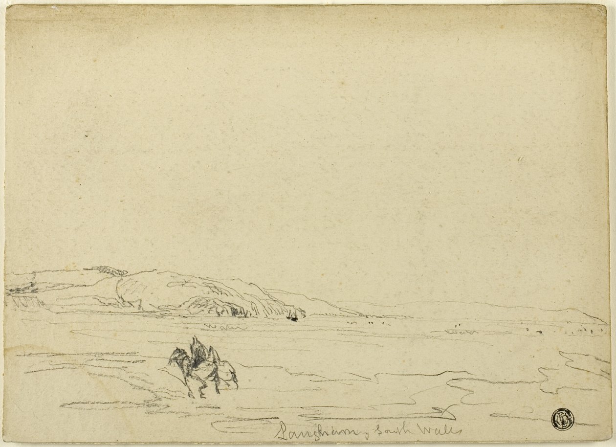 Langham, Południowa Walia autorstwa David Cox the elder
