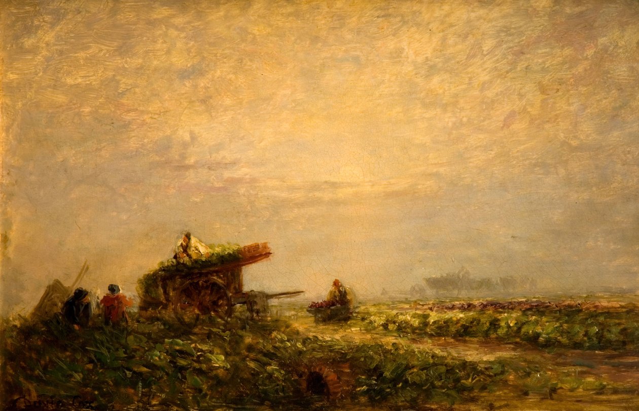 Ogrodnicy targowi, 1849-1851. autorstwa David Cox the elder