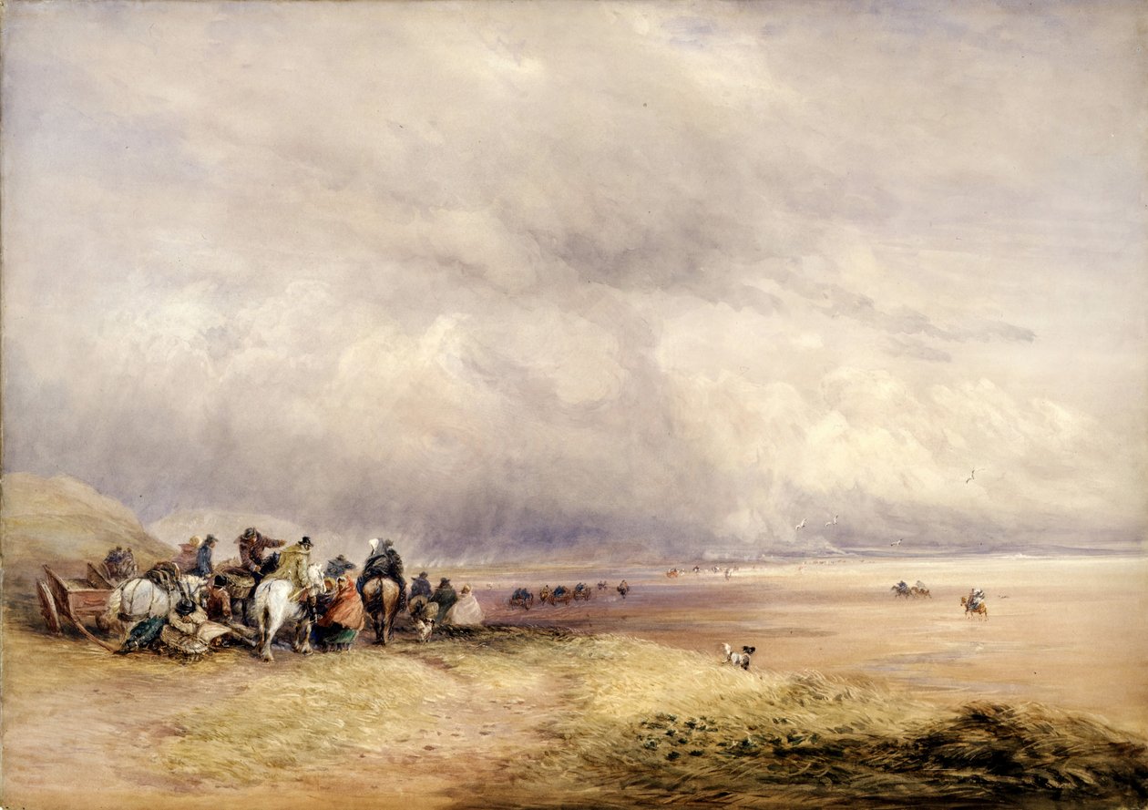 Ulverston Sands, 1835. autorstwa David Cox the elder