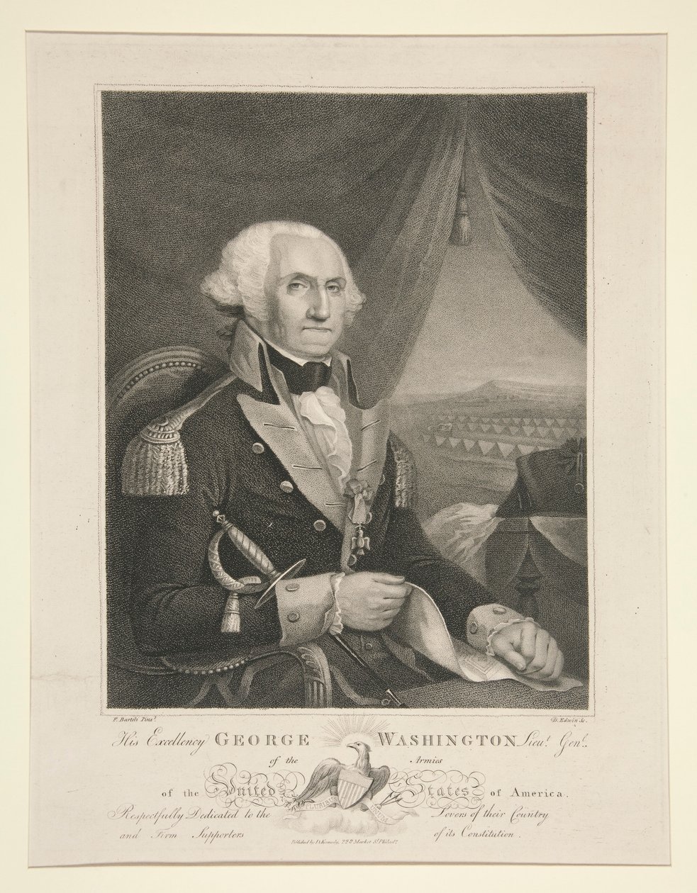 Jego Ekscelencja George Washington Lieu.t Gen.l autorstwa David Edwin