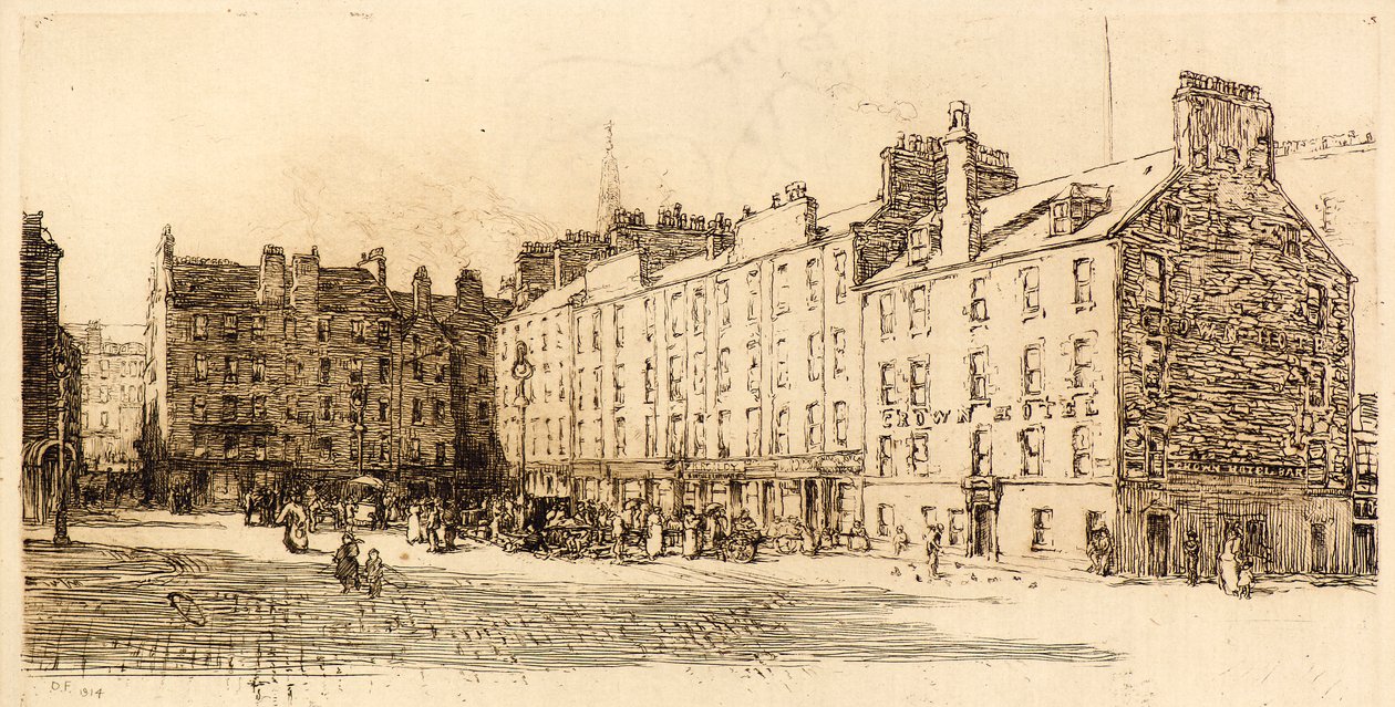 Greenmarket, Dundee autorstwa David Foggie