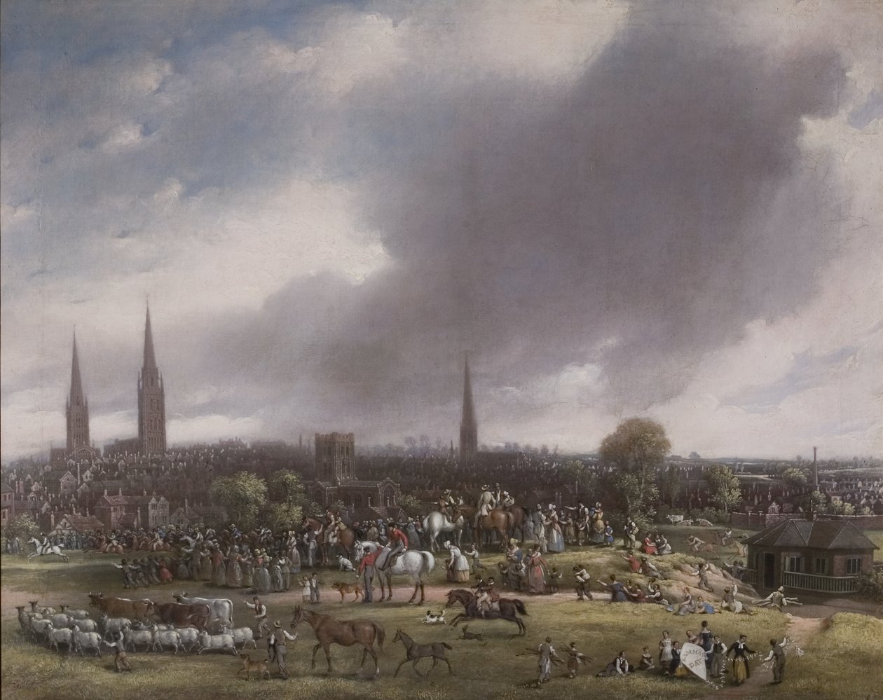 Dzień Lammas, Coventry, 1849 autorstwa David Gee