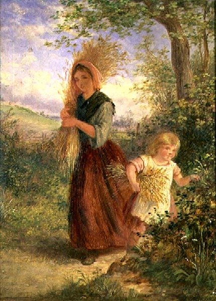 Zbieranie pszenicy autorstwa David Hardy