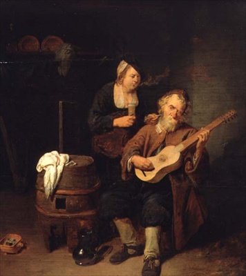 Gitarzysta autorstwa David III Ryckaert