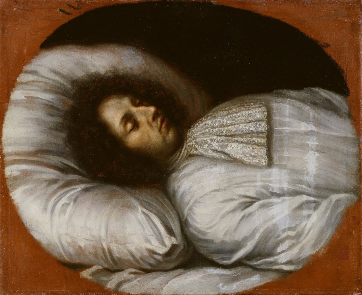 Karol XI (1655–1697), król Szwecji, hrabia palatyn z Zweibrücken, na łożu śmierci, 1697 r. autorstwa David Klöcker Ehrenstrahl