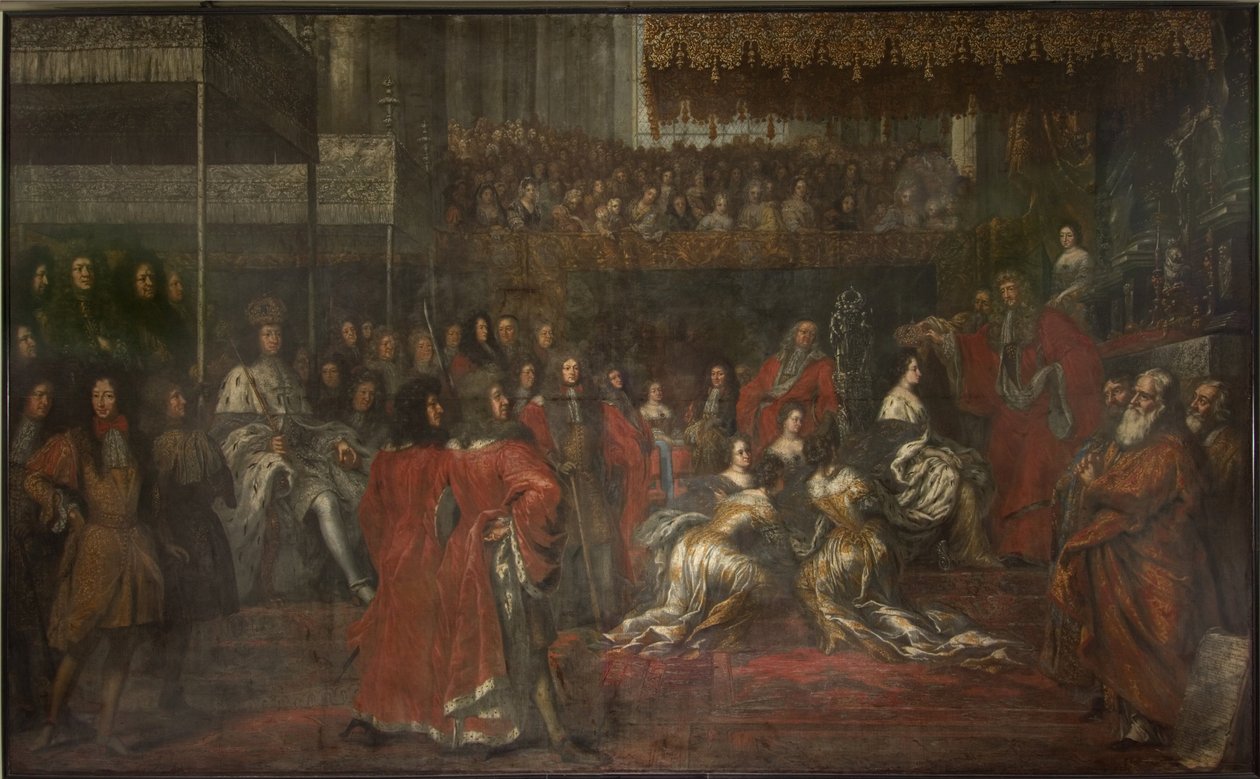 Koronacja królowej Ulryki Eleonory Starszej (1656-1693) autorstwa David Klöcker Ehrenstrahl