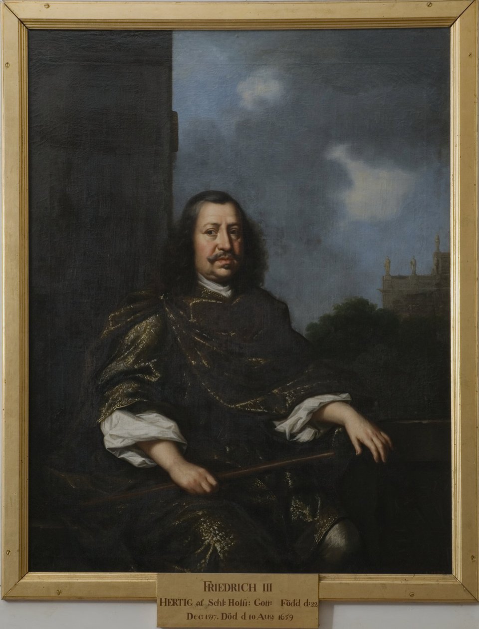 Fryderyk III, 1597-1659, książę Holsztynu-Gottorp autorstwa David Klöcker Ehrenstrahl