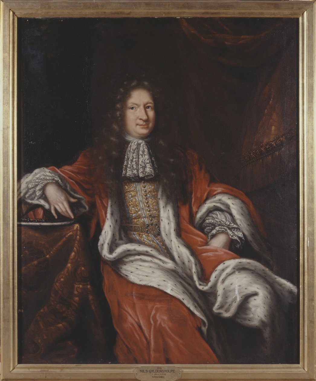 Nils Gyldestolpe, 1642-1709 autorstwa David Klöcker Ehrenstrahl