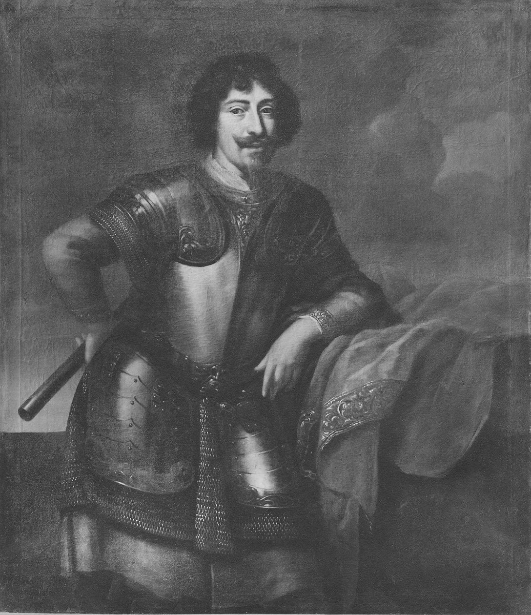 Nieznany mężczyzna, być może Johan Adolf, książę Holstein-Sonderburg-Plön autorstwa David Klöcker Ehrenstrahl