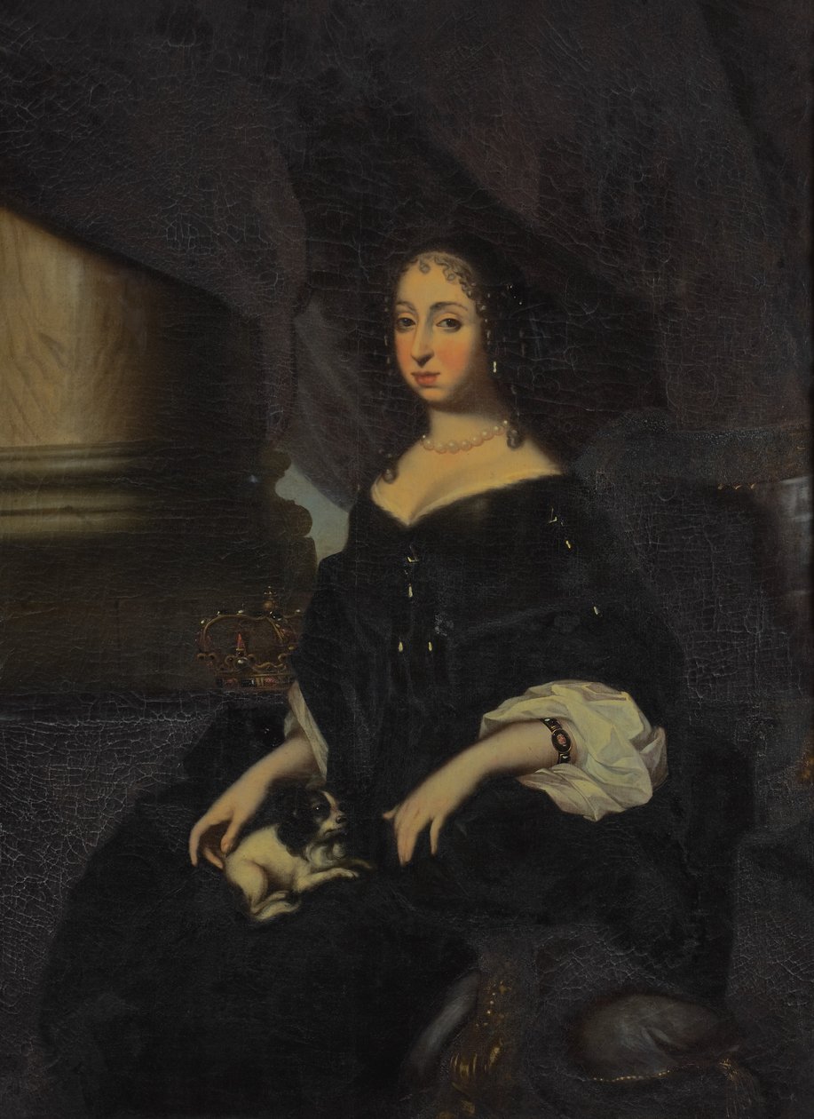 Portret Hedwigi Eleonory z Holstein-Gottorp (1636–1715) – etykieta QS:Lsv, „„Portret Hedwigi Eleonory”label QS:Len,„Portret Hedwigi Eleonory z Holstein-Gottorp (1636–1715)” autorstwa David Klöcker Ehrenstrahl