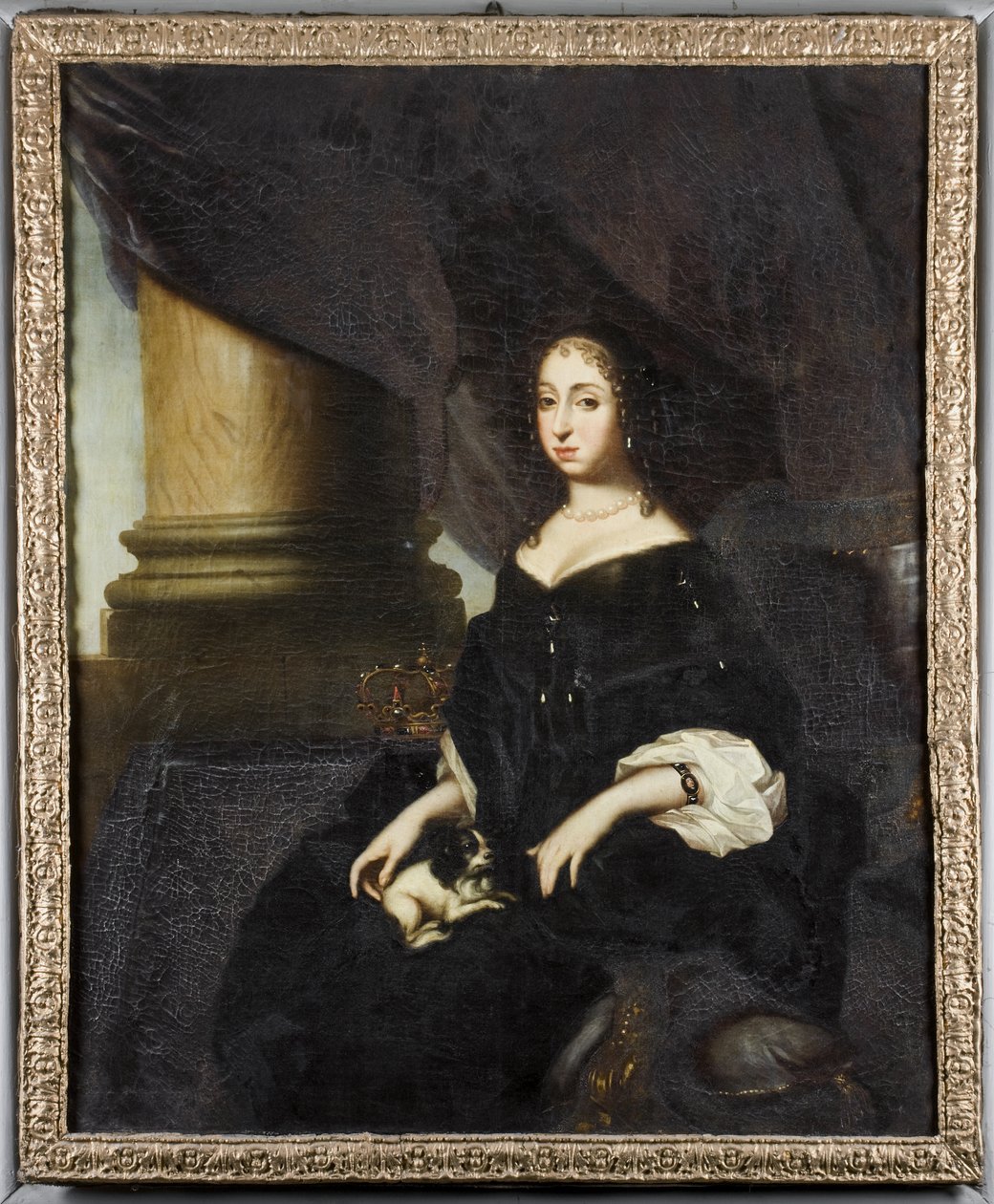 Portret Jadwigi Eleonory Holstein-Gottorp (1636-1715) autorstwa David Klöcker Ehrenstrahl