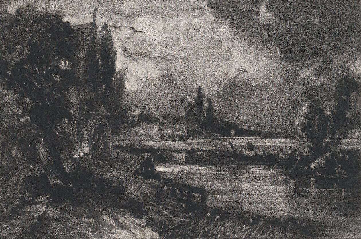 Młyn, 1829. autorstwa David Lucas