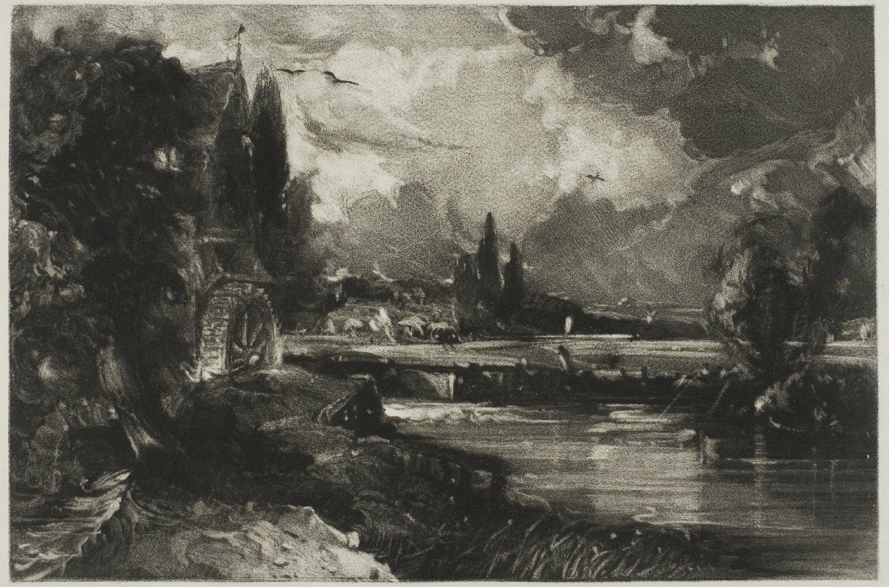 Młyn, z angielskiego Landscape autorstwa David Lucas