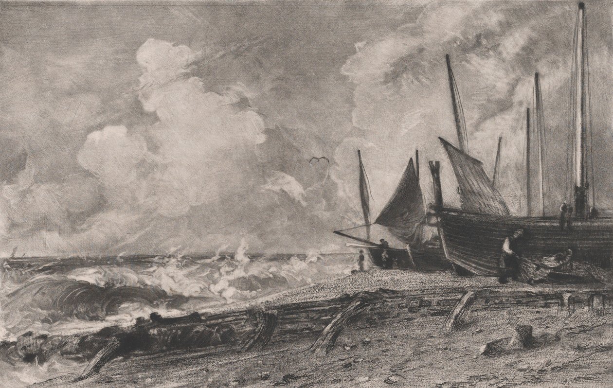 Plaża morska, 1830. autorstwa David Lucas