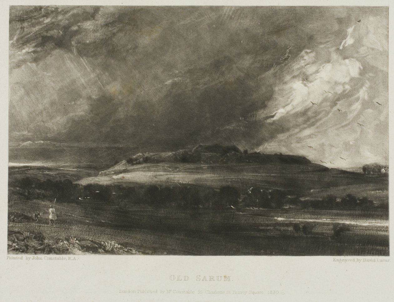 Old Sarum autorstwa David Lucas