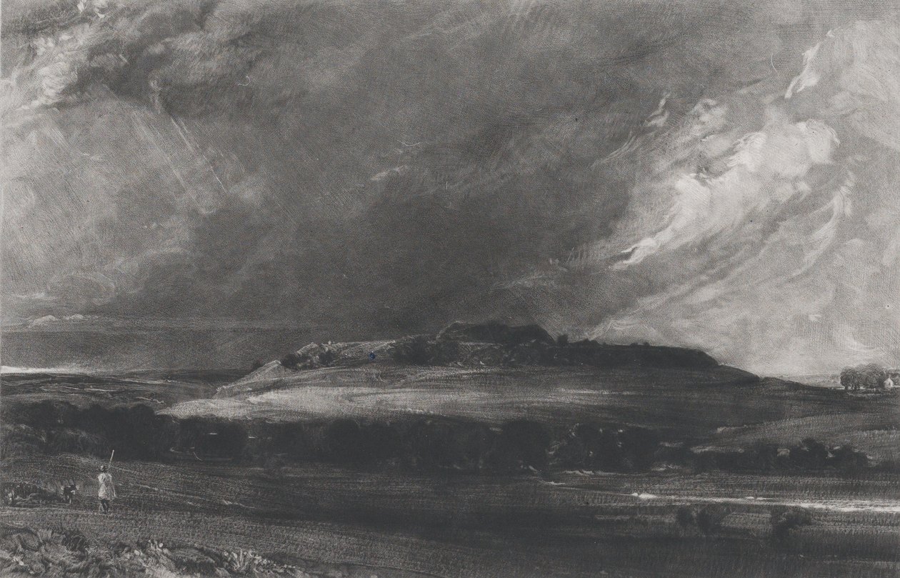Stare Sarum, 1830. autorstwa David Lucas