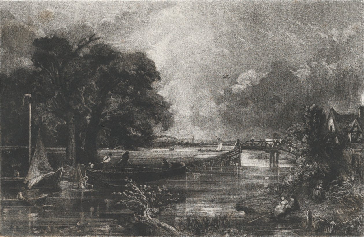 Rzeka Stour, 1831. autorstwa David Lucas