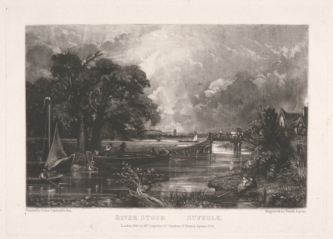 Rzeka Stour, Suffolk autorstwa David Lucas