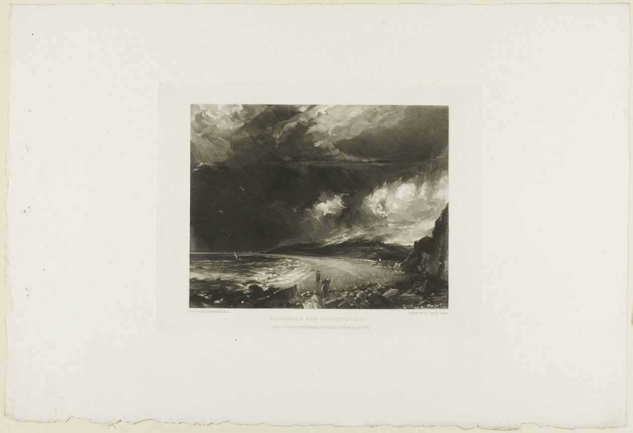 Zatoka Weymouth, Dorsetshire autorstwa David Lucas