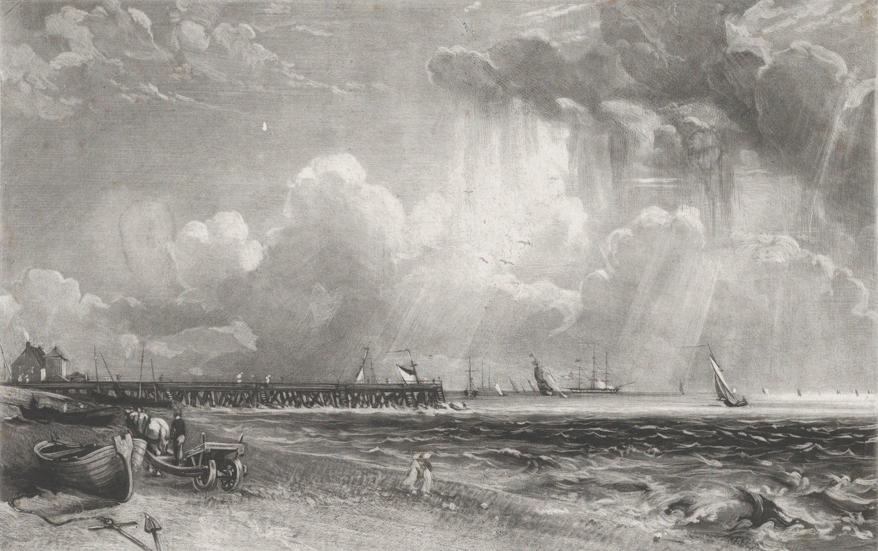 Yarmouth, Norfolk, 1832. autorstwa David Lucas