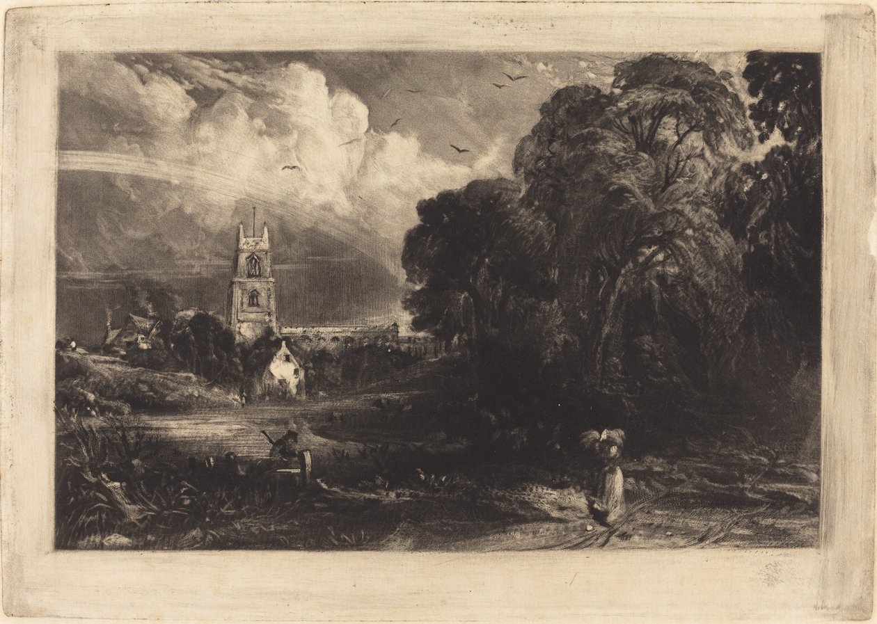 Stoke-by-Nayland autorstwa David Lucas after John Constable
