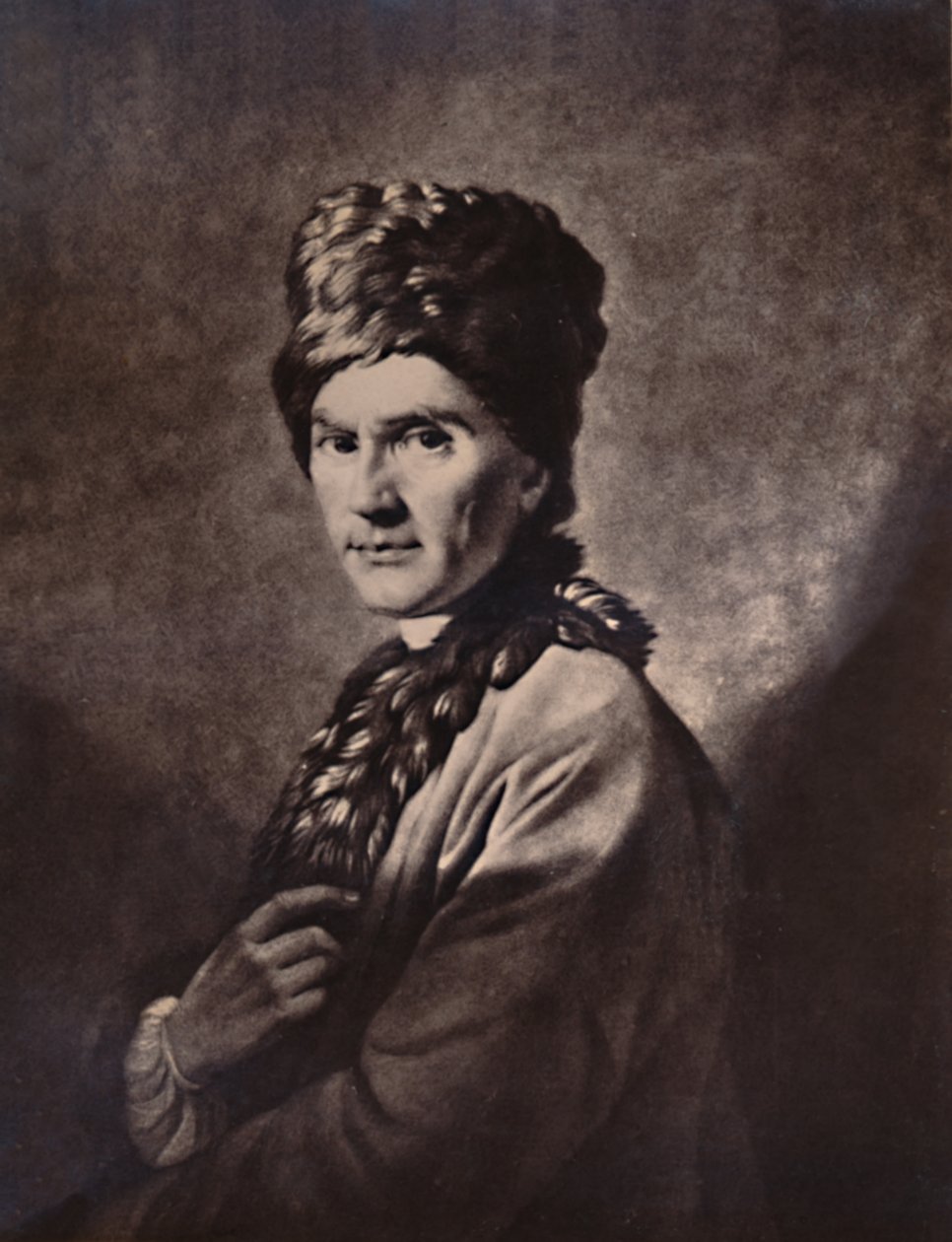 Jean-Jacques Rousseau, francuski filozof i pisarz, XVIII wiek 1894 autorstwa David Martin